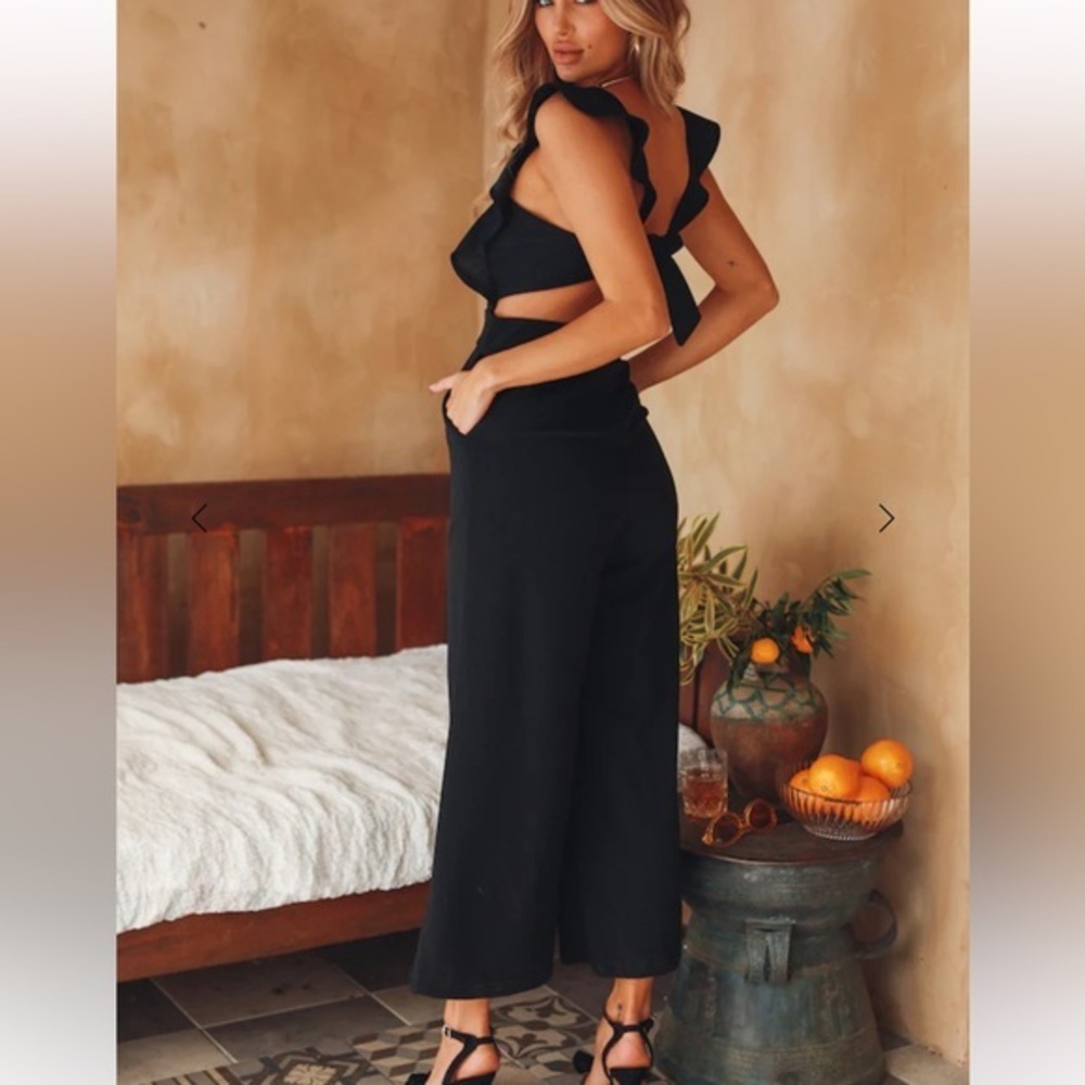 Hello Molly / i hope you dance jumpsuit / size xs   Black